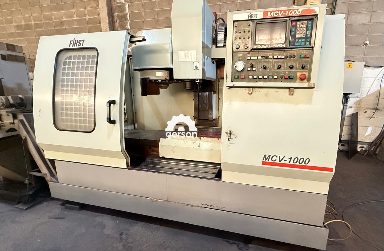 CENTRO DE USINAGEM FIRST MCV-1000 - ANO 2000 - FANUC